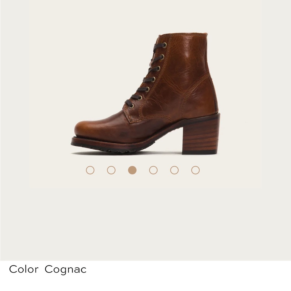 Frye Sabrina 6g lace up
